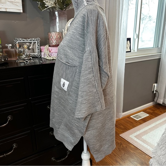 Free People The Recovery Knit Short Sleeve Oversized Sweater Size XL - Picture 7 of 16